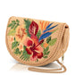 Mary Frances Botanica Floral Crossbody Beaded Handbag