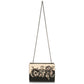 Mary Frances Wild One Beaded Black Floral Crossbody Handbag