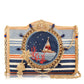 Mary Frances Set Sail Sailboat Beaded Nautical Crossbody Handbag