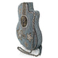 Mary Frances Stars & Strings Guitar Shaped Beaded Crossbody Handbag