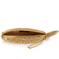 Mary Frances Fresh Catch Gold Beaded Fish Shaped Crossbody Handbag