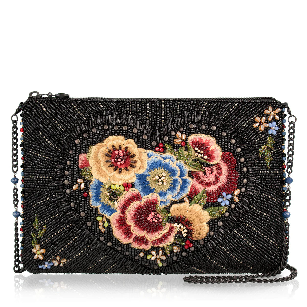 Mary Frances Blossom Heart Crossbody Handbag    Floral Fashion Bag