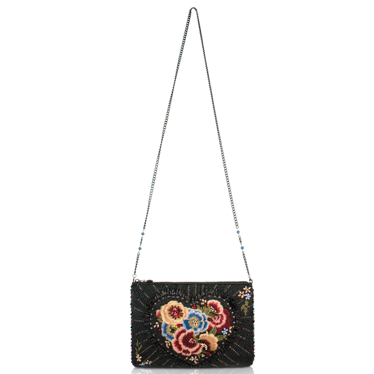 Mary Frances Blossom Heart Crossbody Handbag    Floral Fashion Bag