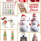 Frosted Gingerbread Trees Set of 2 Gingerbread Christmas Decorations