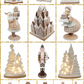 11" December Diamonds LED Lighted Frosted Trees Scene