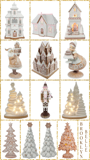 11" December Diamonds LED Lighted Frosted Trees Scene