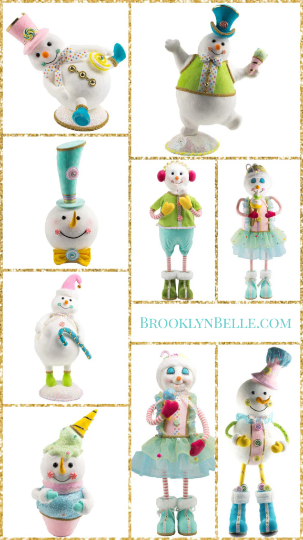 21" December Diamonds Snowman with Green Vest