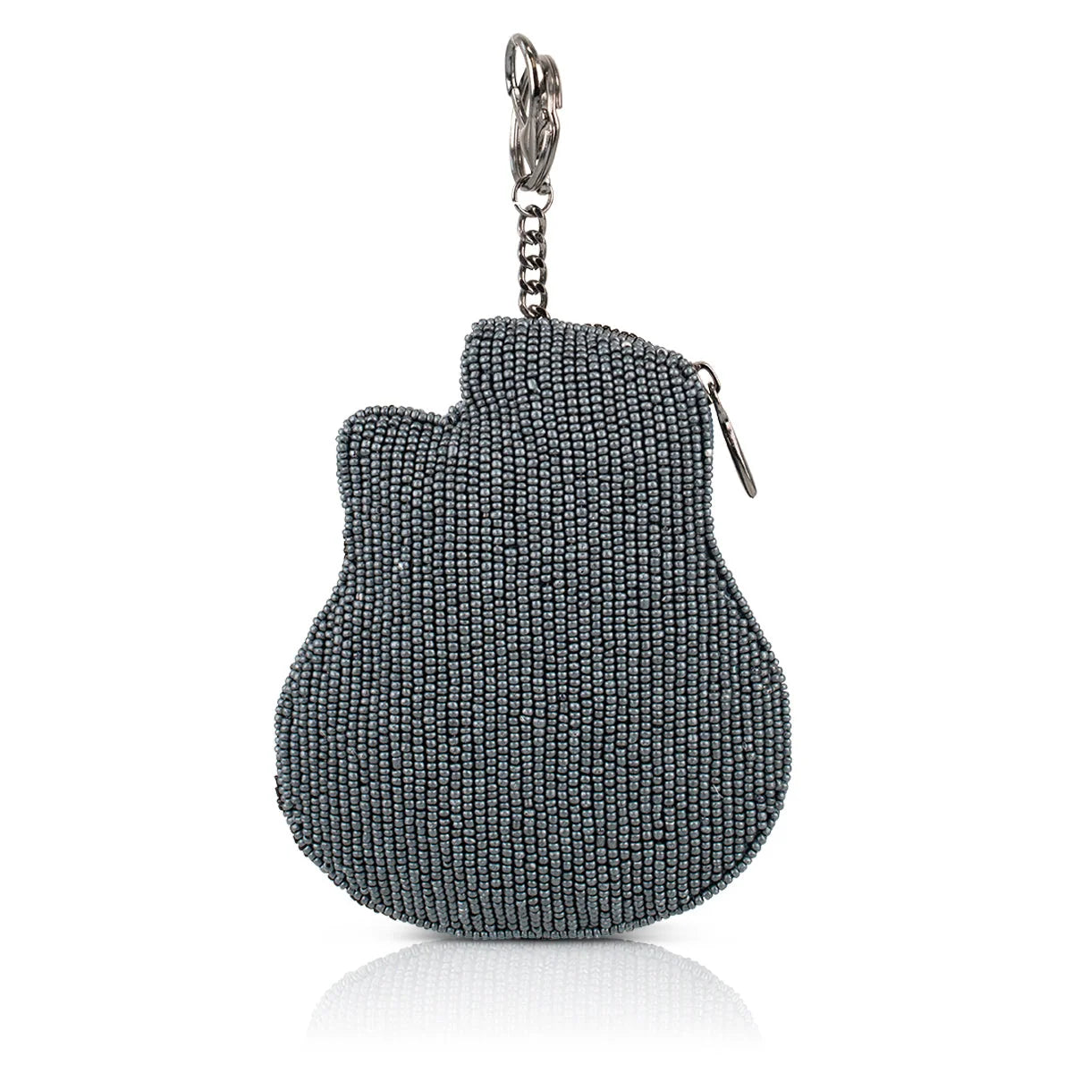 Mary Frances Stars & Strings Mini Guitar Beaded Coin Purse Keyring