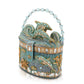 Mary Frances Crystal Dolphin Top Handle Handbag   Mary Frances Marine Sea Life