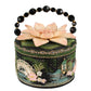 Mary Frances Floating Lotus Beaded Top Handle Bag Handbag   Mary Frances Floral Purse