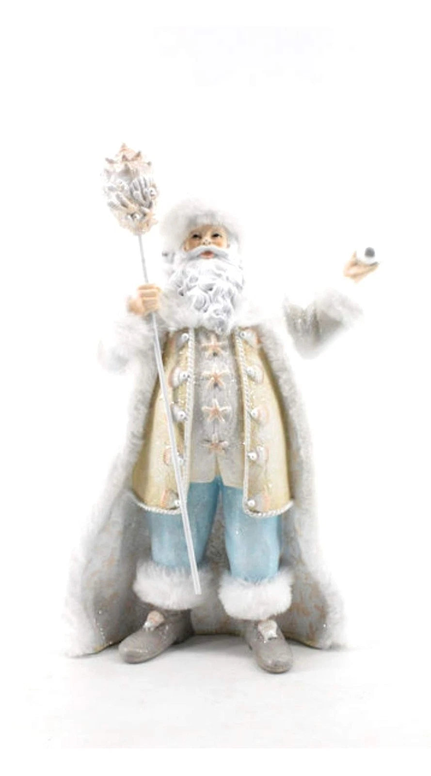 December Diamonds Coastal Nautical Santa Claus