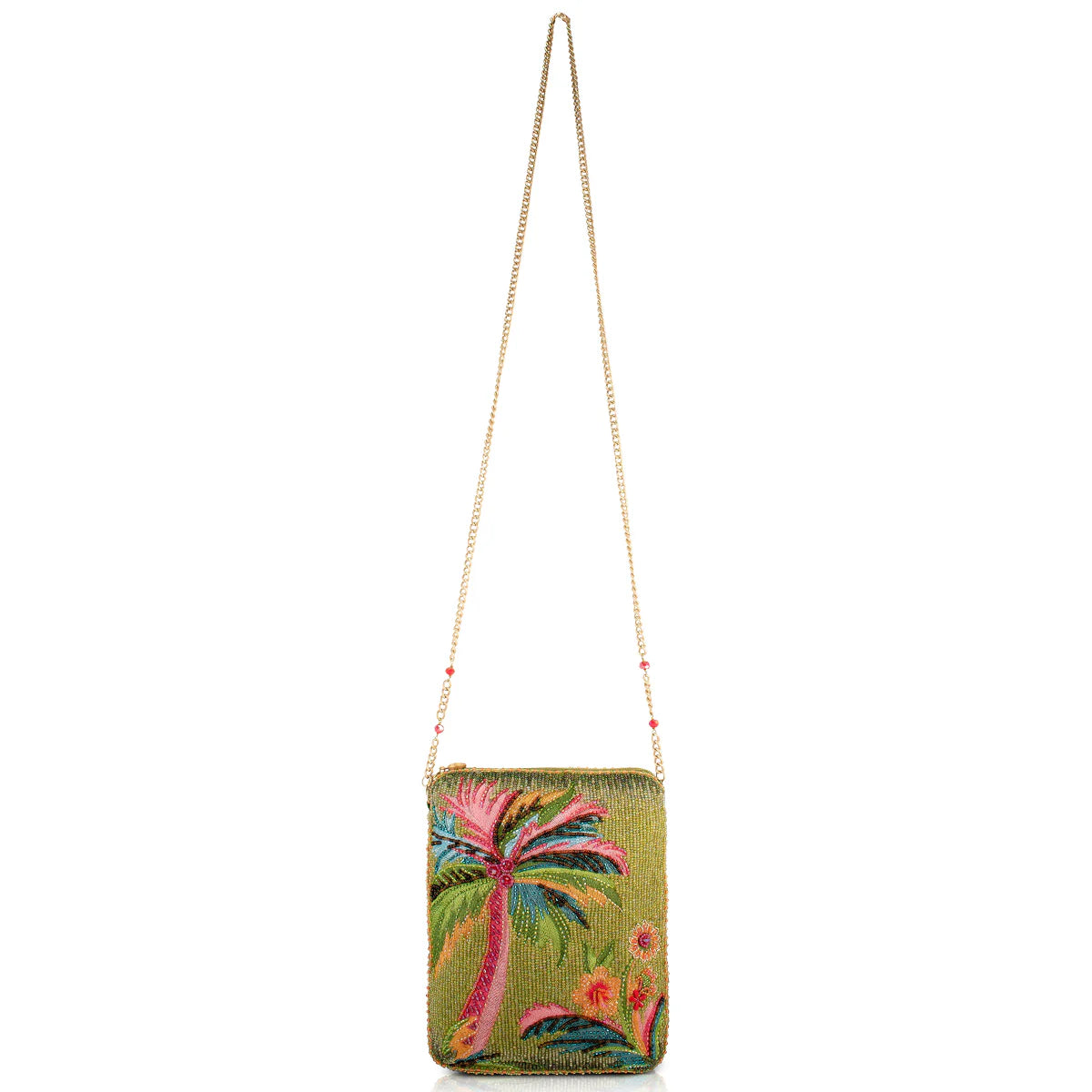 Mary Frances Endless Summer Mini Crossbody Handbag  Mary Frances Palm Tree Fashion Bag