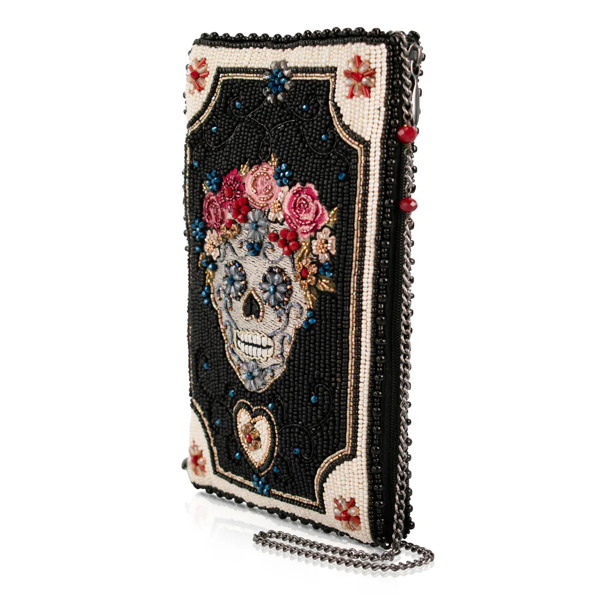 Mary Frances Floral Spirit Crossbody Phone Bag   Mary Frances Crowned Skull Fashion Handbag