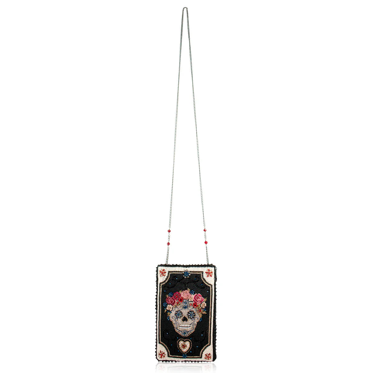 Mary Frances Floral Spirit Crossbody Phone Bag   Mary Frances Crowned Skull Fashion Handbag