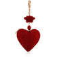 Mary Frances High Court Coin Purse Heart Keychain Charm Handbag Accessory