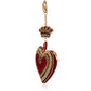 Mary Frances High Court Coin Purse Heart Keychain Charm Handbag Accessory