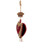 Mary Frances High Court Coin Purse Heart Keychain Charm Handbag Accessory