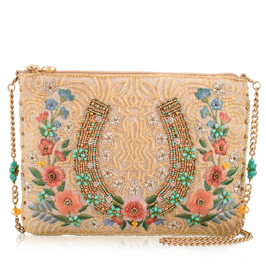 Mary Frances Iron Luck Mini Crossbody Handbag  Mary Frances Horseshoe Fashion Bag