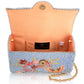 Mary Frances Lotus Mist Crossbody Handbag  Mary Frances Floral Fashion Bag