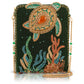 Mary Frances Tide Traveler Sea Turtle Mini Crossbody