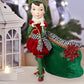 Katherine's Collection Merry and Bright Elf With Bag  Christmas Elf Decoration