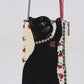 Mary Frances Purr-suit Crossbody Phone Bag   Mary Frances Black Cat Beaded Handbag