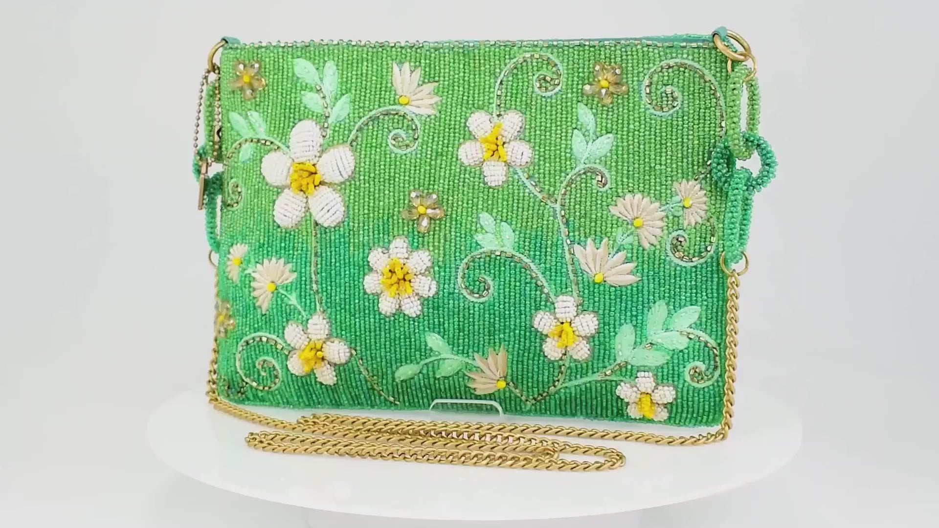 Mary Frances Daisy Days Crossbody Bag Spring and Summer Floral