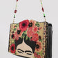 Mary Frances Icon With Flower Headpiece Crossbody Handbag