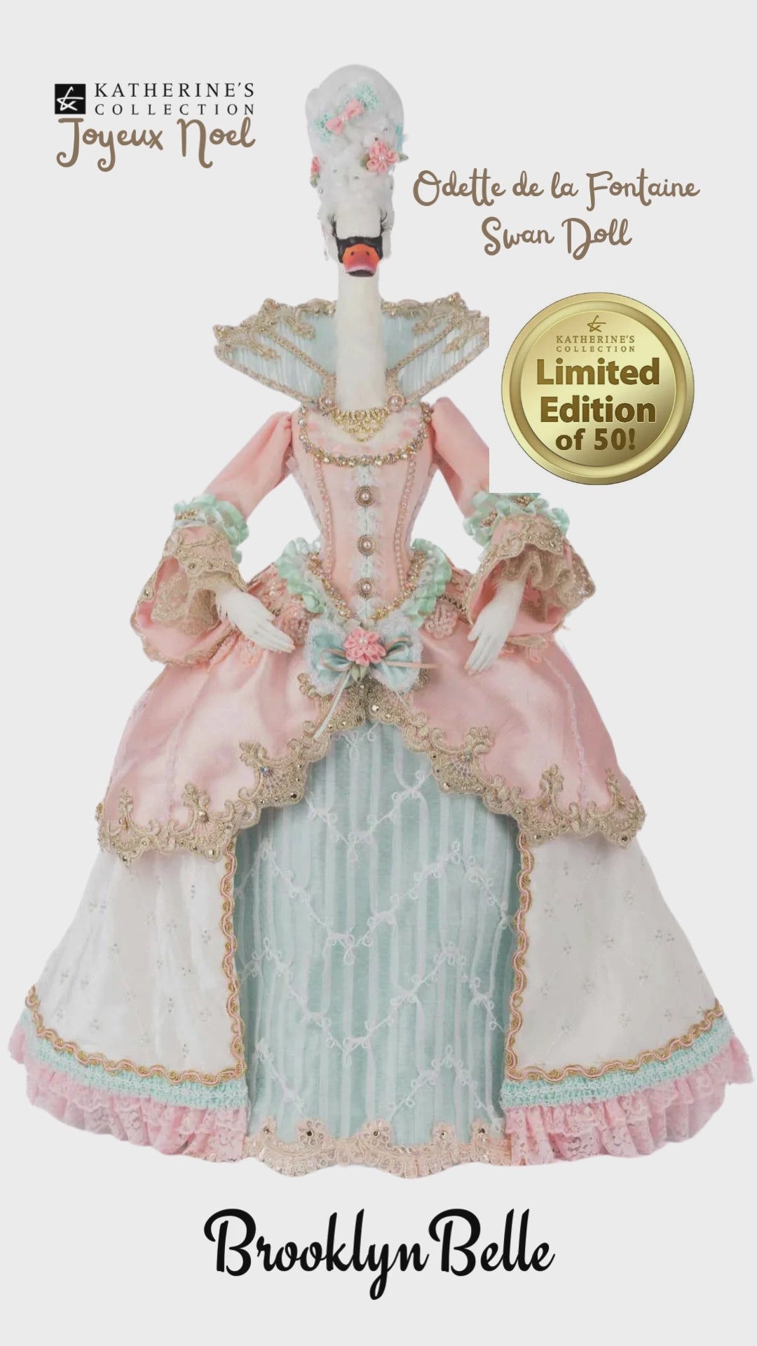 Katherine's Collection Christmas Joyeux Noel Grande Dame Lady