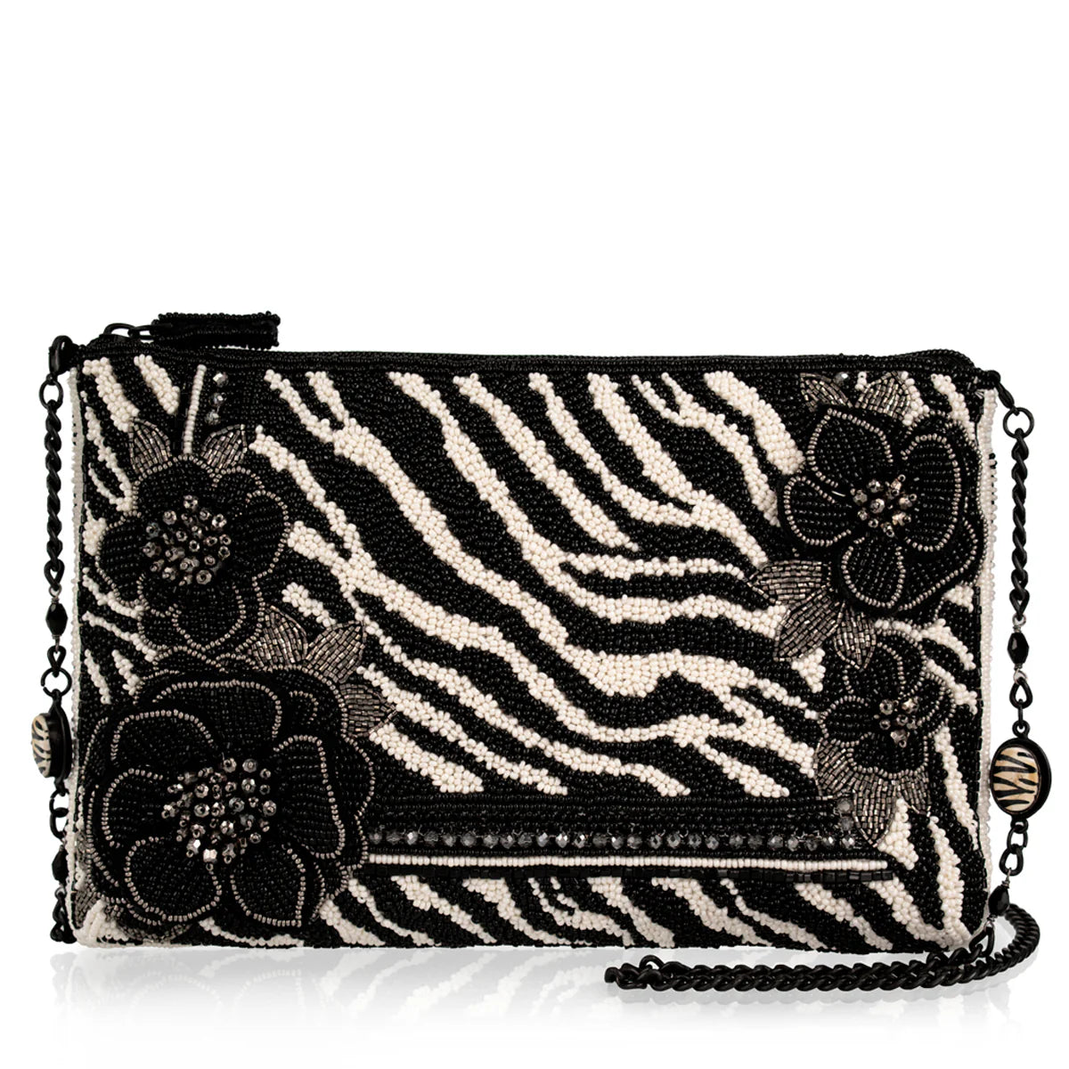 Mary Frances Primal Balance Crossbody Handbag    Zebra Stripes Fashion Bag