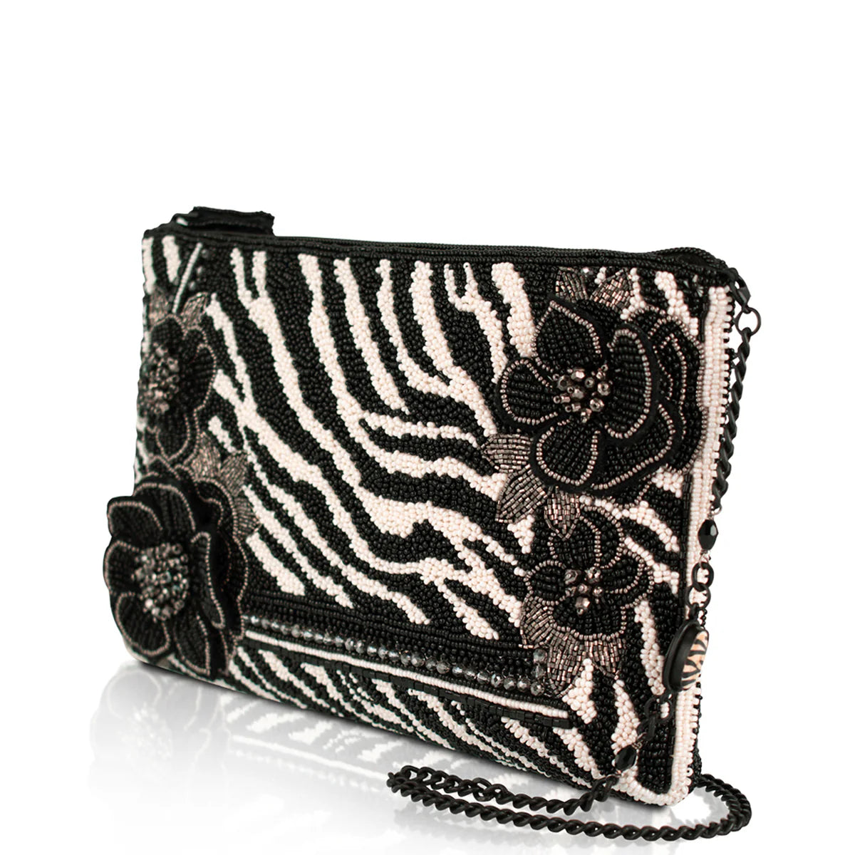 Mary Frances Primal Balance Crossbody Handbag    Zebra Stripes Fashion Bag