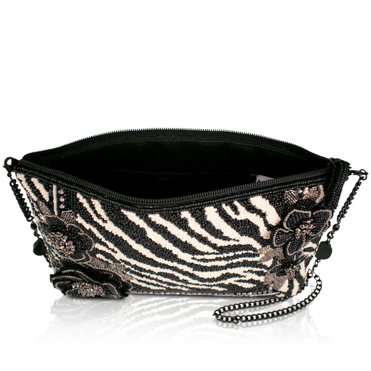 Mary Frances Primal Balance Crossbody Handbag    Zebra Stripes Fashion Bag
