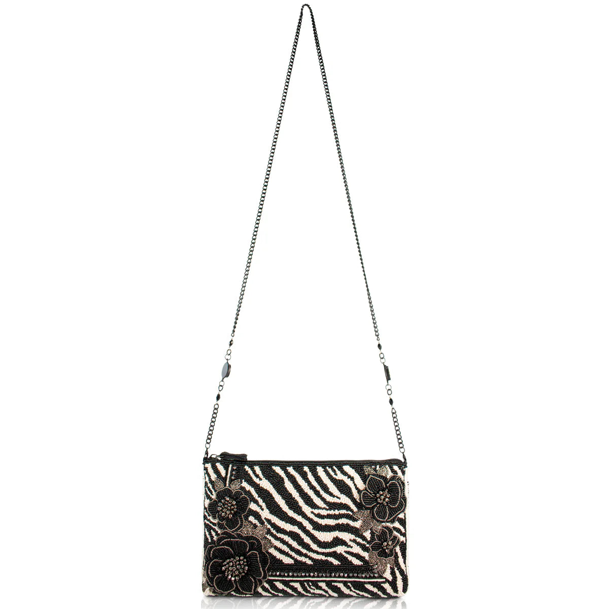 Mary Frances Primal Balance Crossbody Handbag    Zebra Stripes Fashion Bag