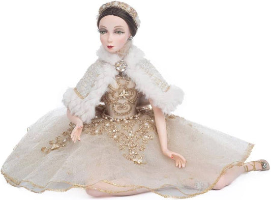 Katherine's Collection Christmas Comfort and Joy Sitting Fairy Ballerina Doll