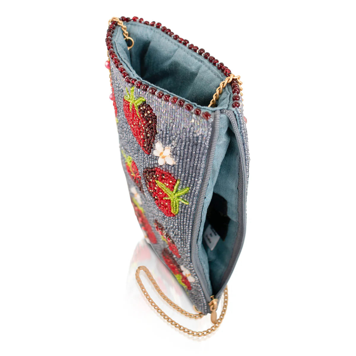 Mary Frances Strawberry Jam Crossbody Phone Bag