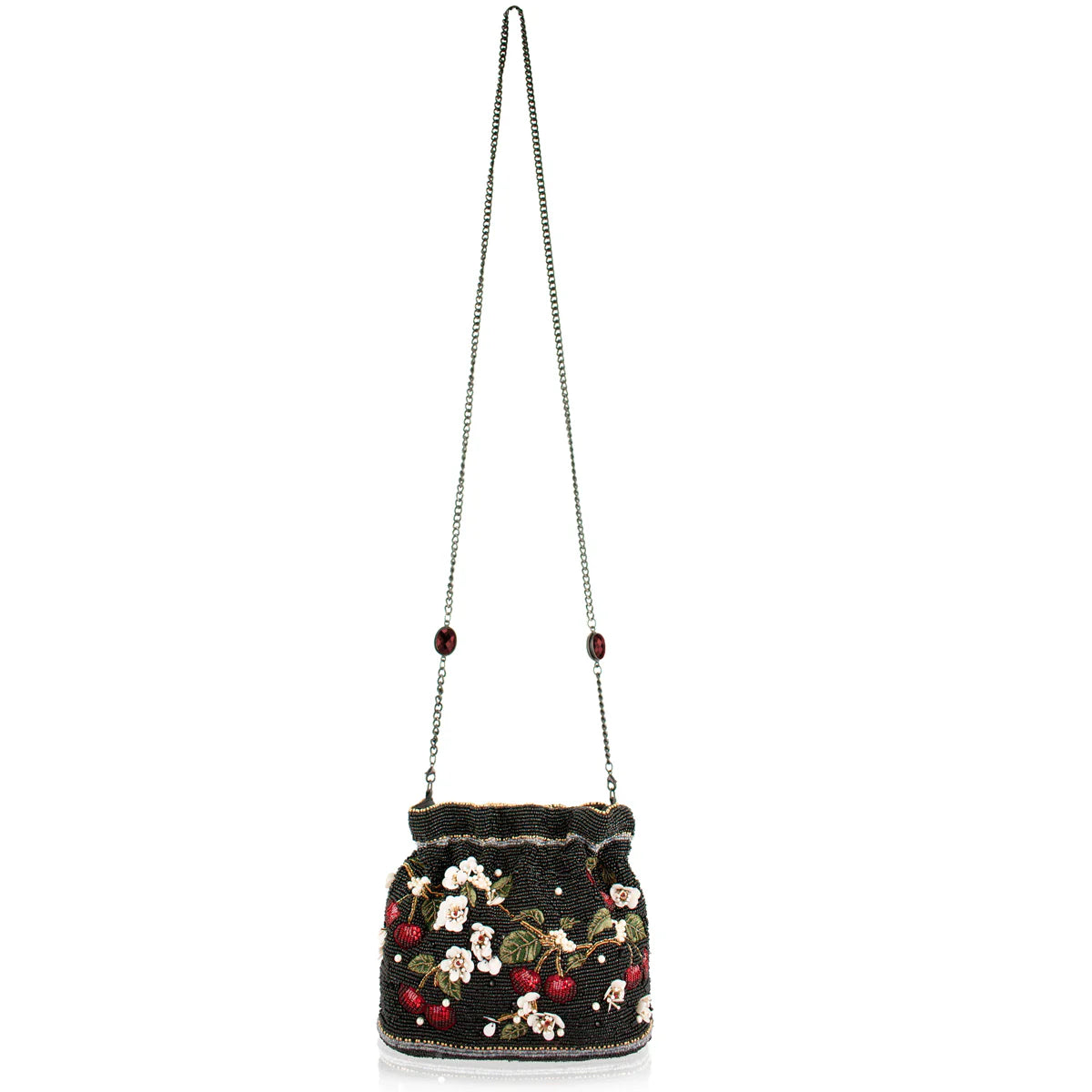 Mary Frances Sweet & Tart Crossbody Handbag  Mary Frances Floral Cherries Fashion Bag