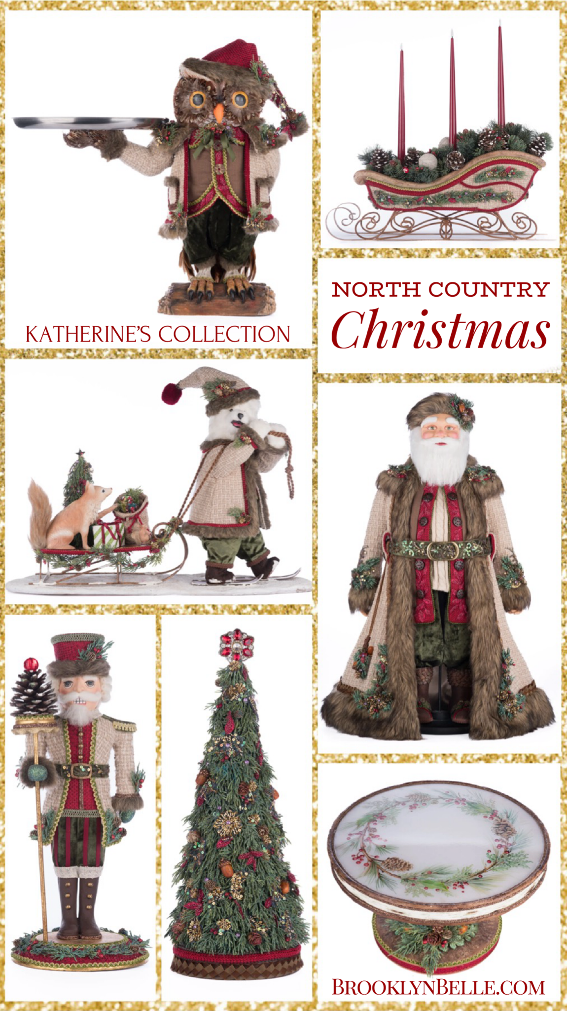 Katherine's Collection North Country Mr. and Mrs. North Country Snowmen Assorted Set of 2   Katherine's Collection Christmas Snowman Assorted Set of 2