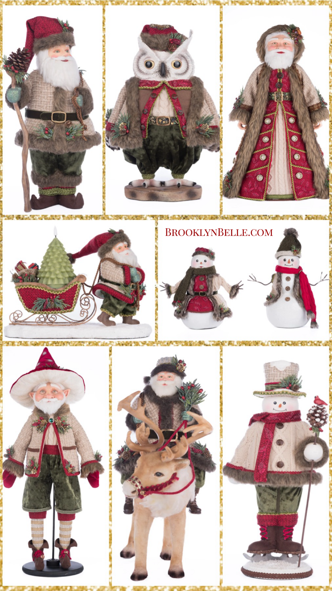 Katherine's Collection North Country Papa Nicholas North 32 inch Santa Doll  Katherine's Collection Santa