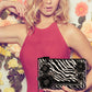 Mary Frances Primal Balance Crossbody Handbag    Zebra Stripes Fashion Bag