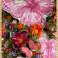 Pink Butterflies Wreath • Butterfly Wall Decor