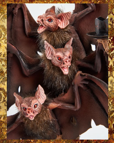 Katherine's Collection Halloween Bat Candelabra