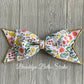 Big Easter Bunny and Floral Wreath Bow Attachment