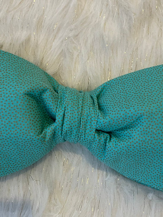 Big Teal Big Wreath Bow Attachment