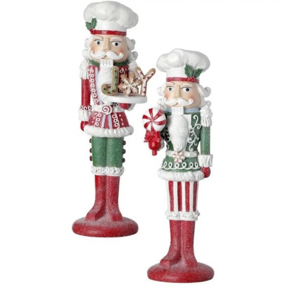 Ice Cream Nutcracker Red and White