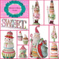 Ice Cream Nutcracker Red and White