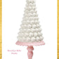 14.5 White Meringue Cake Tree Decor