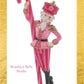 9 Pink Nutcracker With Candy Cane