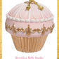 Set Of 2 Pink Faux Cake Decorations