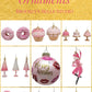 Set Of 2 Pink Faux Cake Decorations