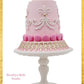 16.5 Pink Cake On Pedestal Stand